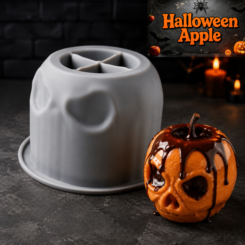 แม่พิมพ์ซิลิโคนรูปหัวกะโหลกแอป - Candle Containers บทวิจารณ์และราคา